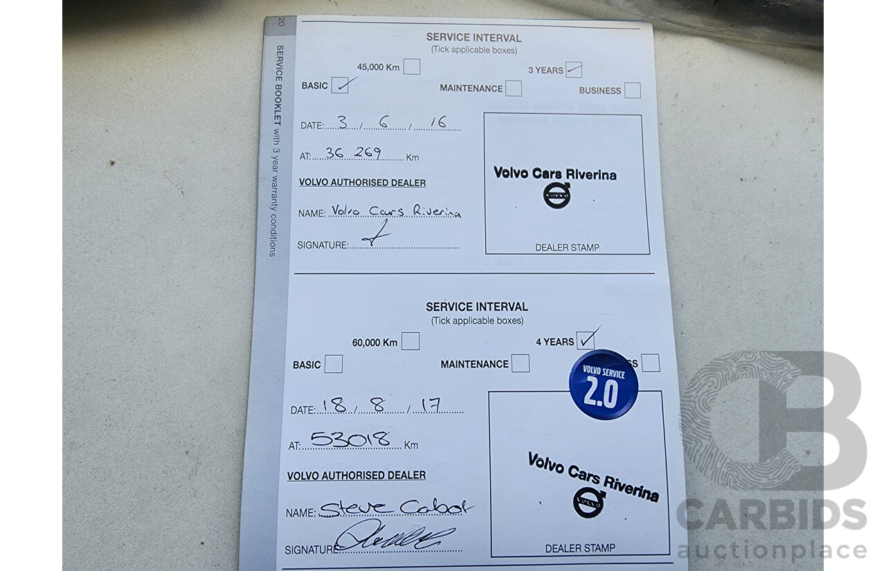 4/2013 Volvo Xc60 D5 Teknik DZ MY13 4d Wagon Silver 2.4L