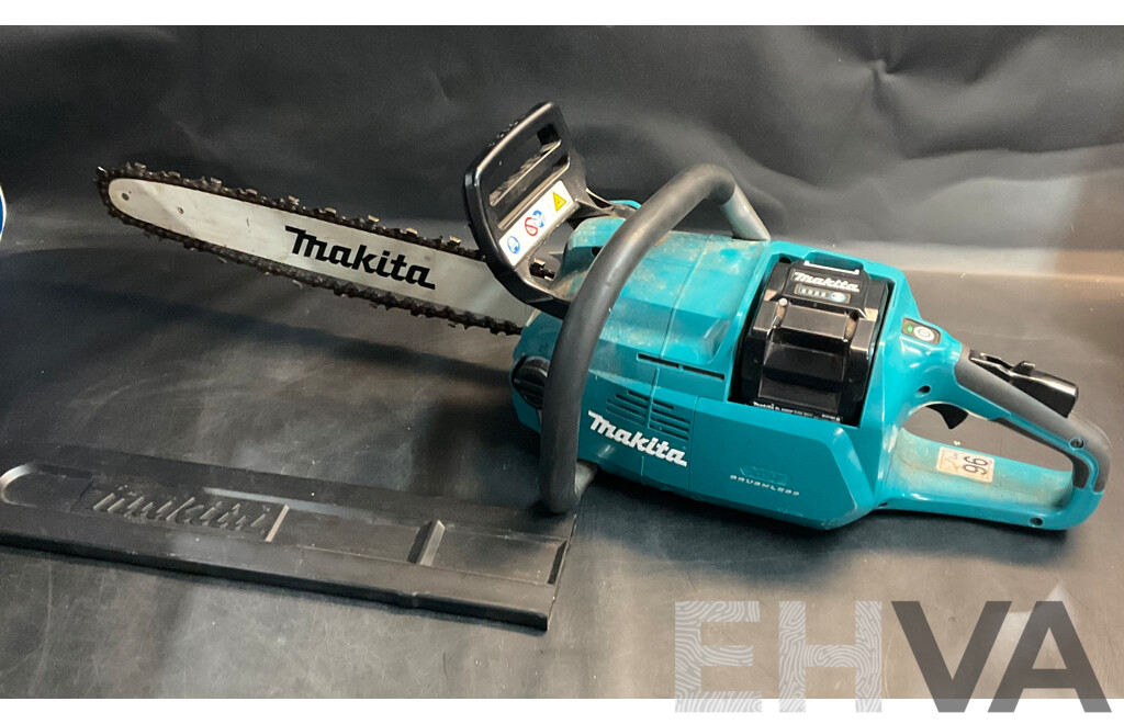 Makita UC013G 40V MAX Li-ion Cordless Brushless 450mm Chainsaw with 40V Max XGT 8.0Ah Battery X1