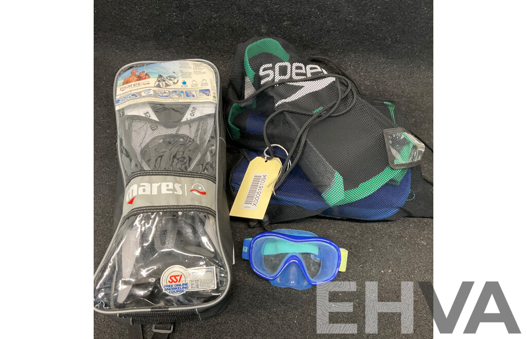 Mares, DMC Fins & Speedo Float Board & Accessories