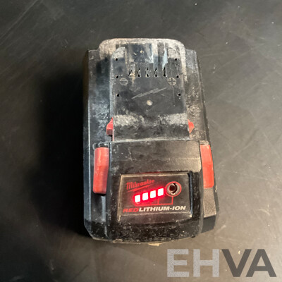 Milwaukee FAGV125KPDB Speed Braking Angle Grinder & Four Batteiers