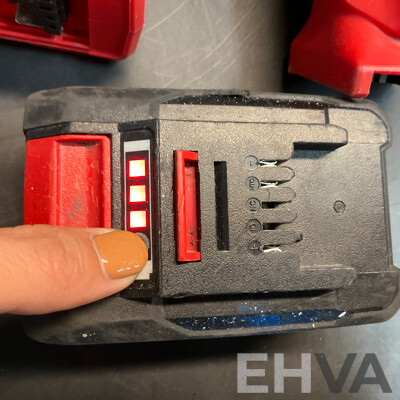 Ozito Impact Driver & Angle Grinder & 4.0 Ah 18V Battery