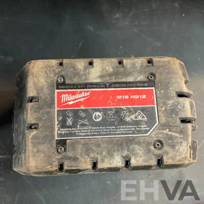 Ezystorage Box with Milwaukee 12.0ah Battery &  Assorted Tools