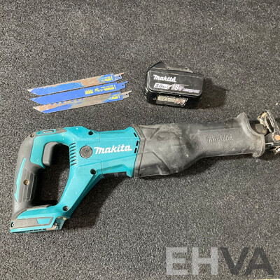 MAKITA 18V Reciprocating Saw (DJR186) with 5.0Ah Battery