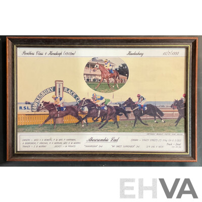 Four Abercrombie Lad Framed Photos