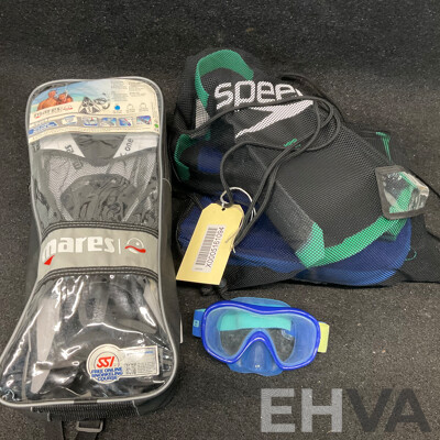 Mares, DMC Fins & Speedo Float Board & Accessories