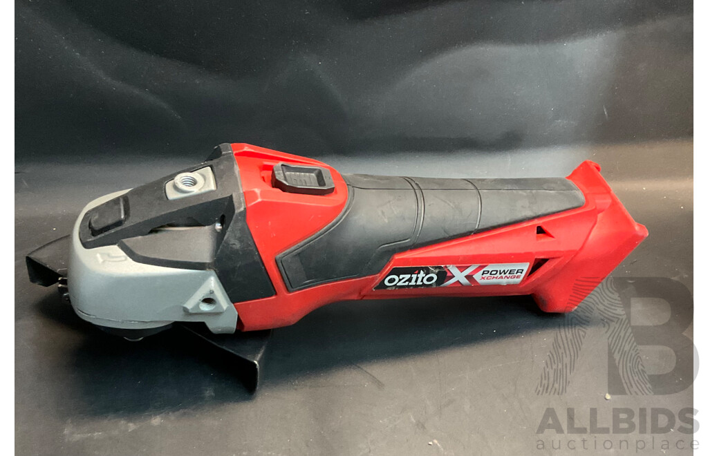 Ozito Impact Driver & Angle Grinder & 4.0 Ah 18V Battery