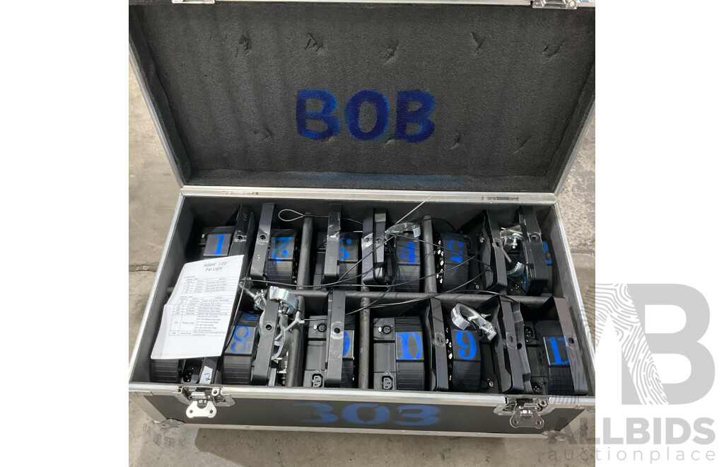 Professional RGBW LED Par Stage Lighting Set