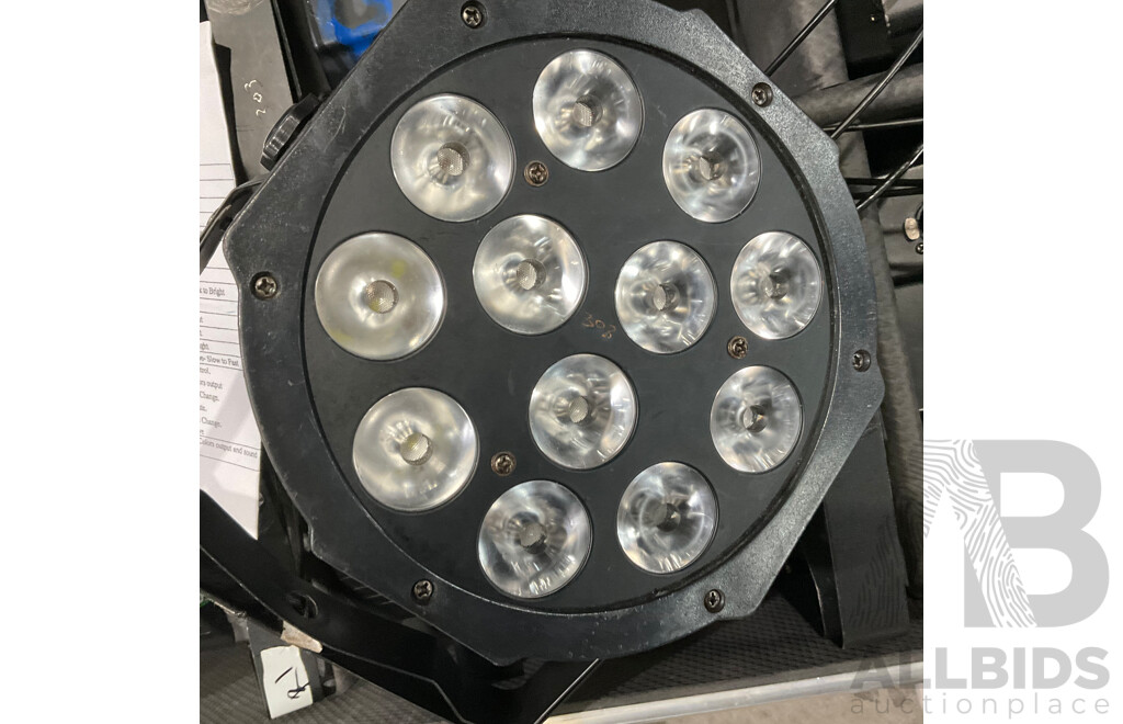 Professional RGBW LED Par Stage Lighting Set