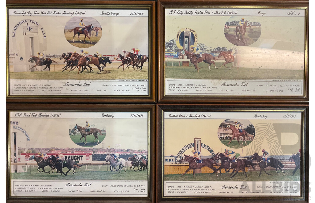 Four Abercrombie Lad Framed Photos