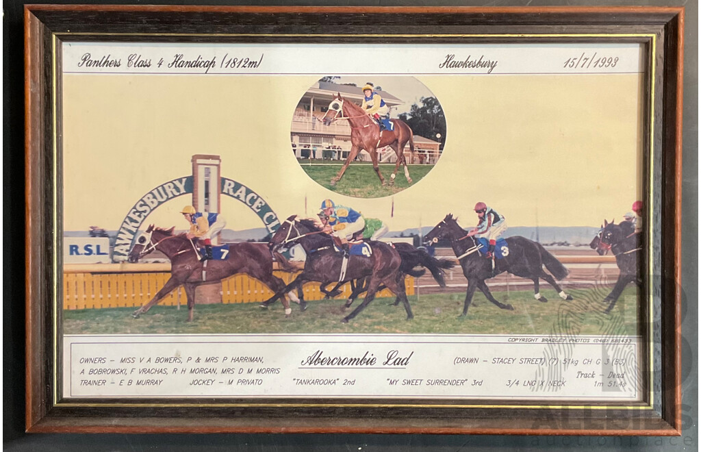 Four Abercrombie Lad Framed Photos