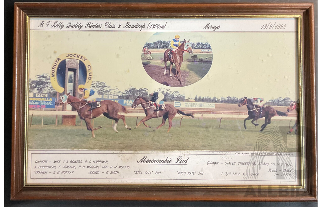 Four Abercrombie Lad Framed Photos