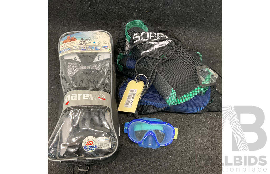 Mares, DMC Fins & Speedo Float Board & Accessories