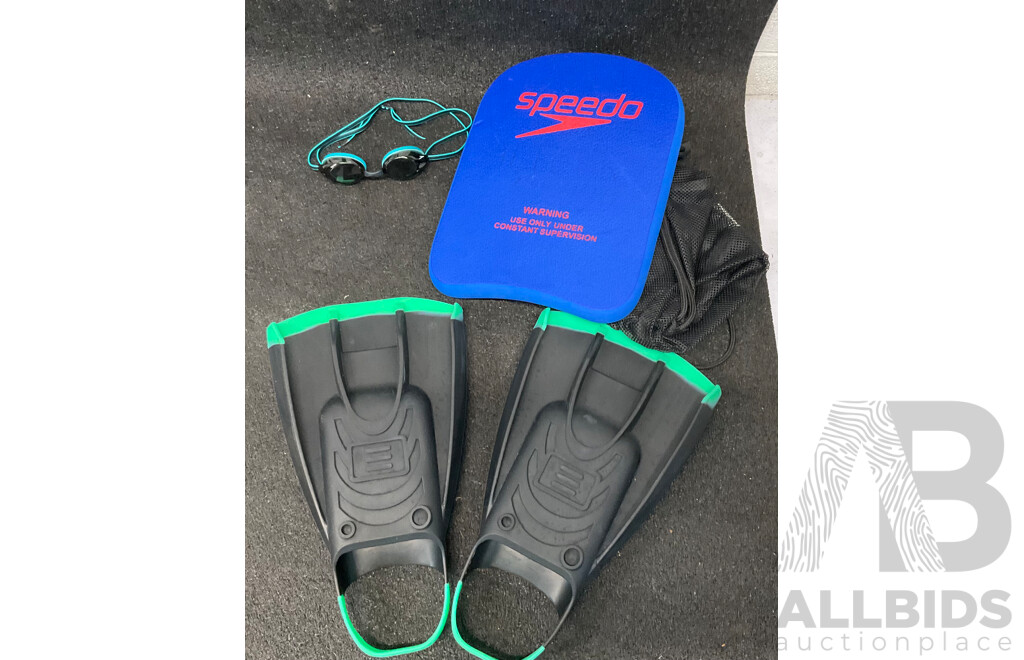 Mares, DMC Fins & Speedo Float Board & Accessories