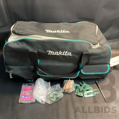 Makita Large Trolley Tool Carry Bag with Accessories