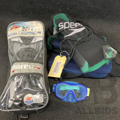 Mares, DMC Fins & Speedo Float Board & Accessories