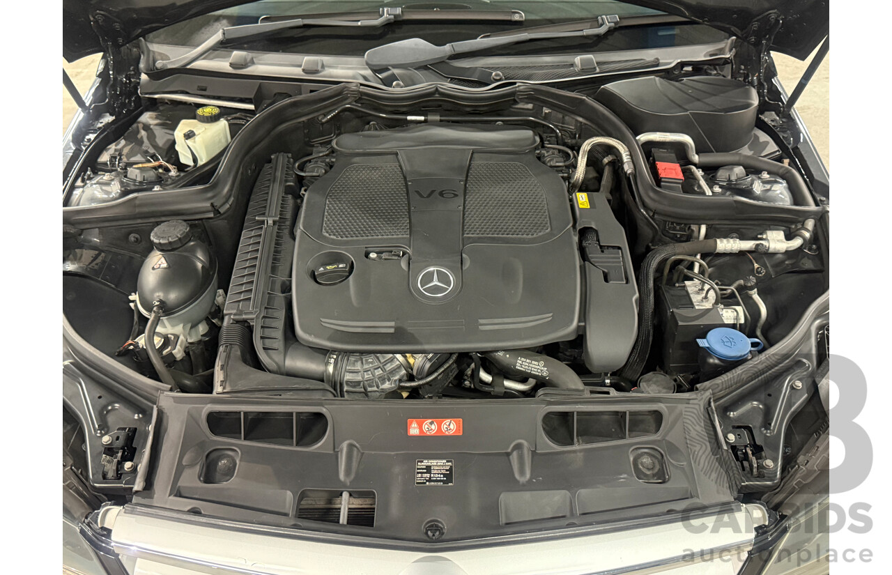 2/2012 Mercedes-Benz C300 Avantgarde BE W204 MY12 4d Sedan Black V6 3.5L