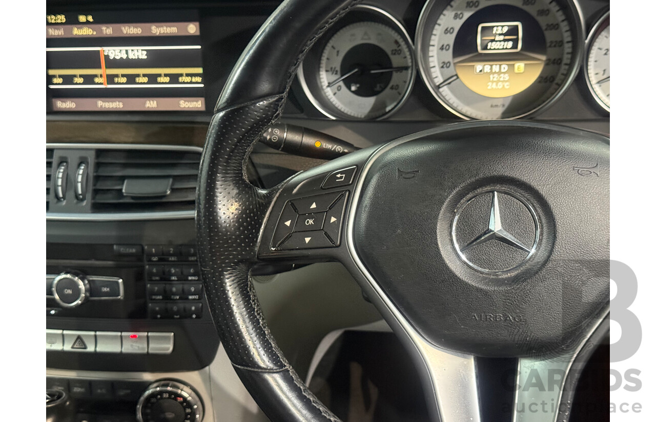 2/2012 Mercedes-Benz C300 Avantgarde BE W204 MY12 4d Sedan Black V6 3.5L
