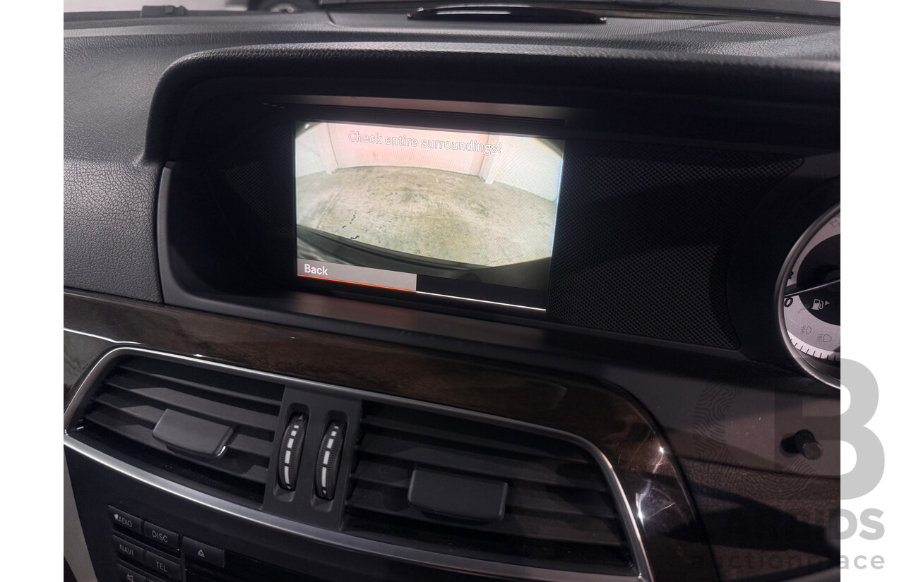 2/2012 Mercedes-Benz C300 Avantgarde BE W204 MY12 4d Sedan Black V6 3.5L