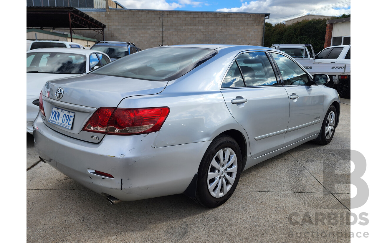 7/2007 Toyota Aurion AT-X GSV40R 4d Sedan Silver 3.5L