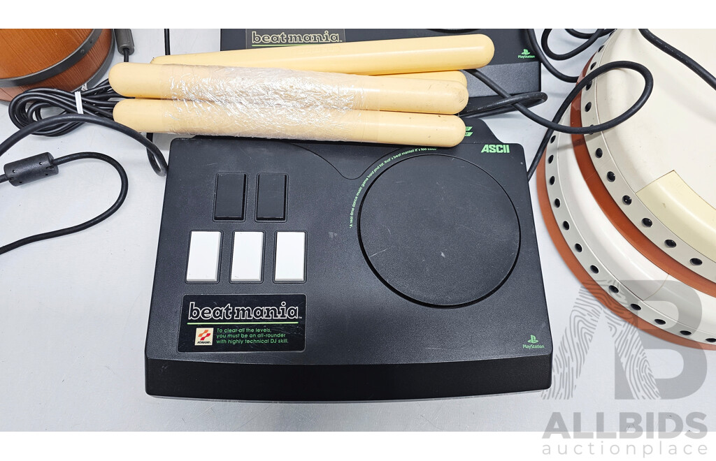 Assorted Lot of Konami Musical Controllers
