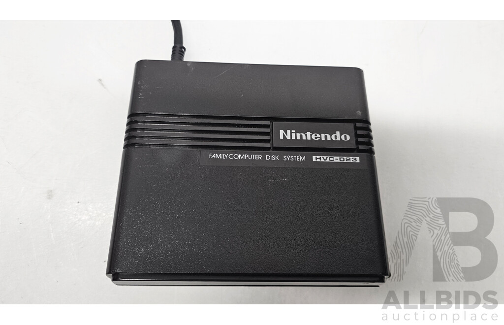 Nintendo (HVC-002) Famicon Videogame Consoles W/ Disc Drive, & Controllers