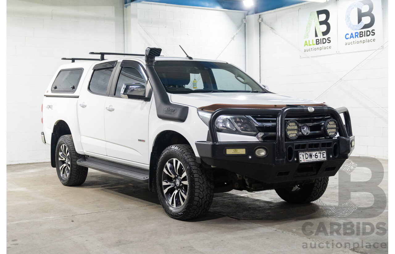04/2017 Holden Colorado LTZ (4x4) RG MY17 Crew Cab P/Up Summit White Turbo Diesel 2.8L