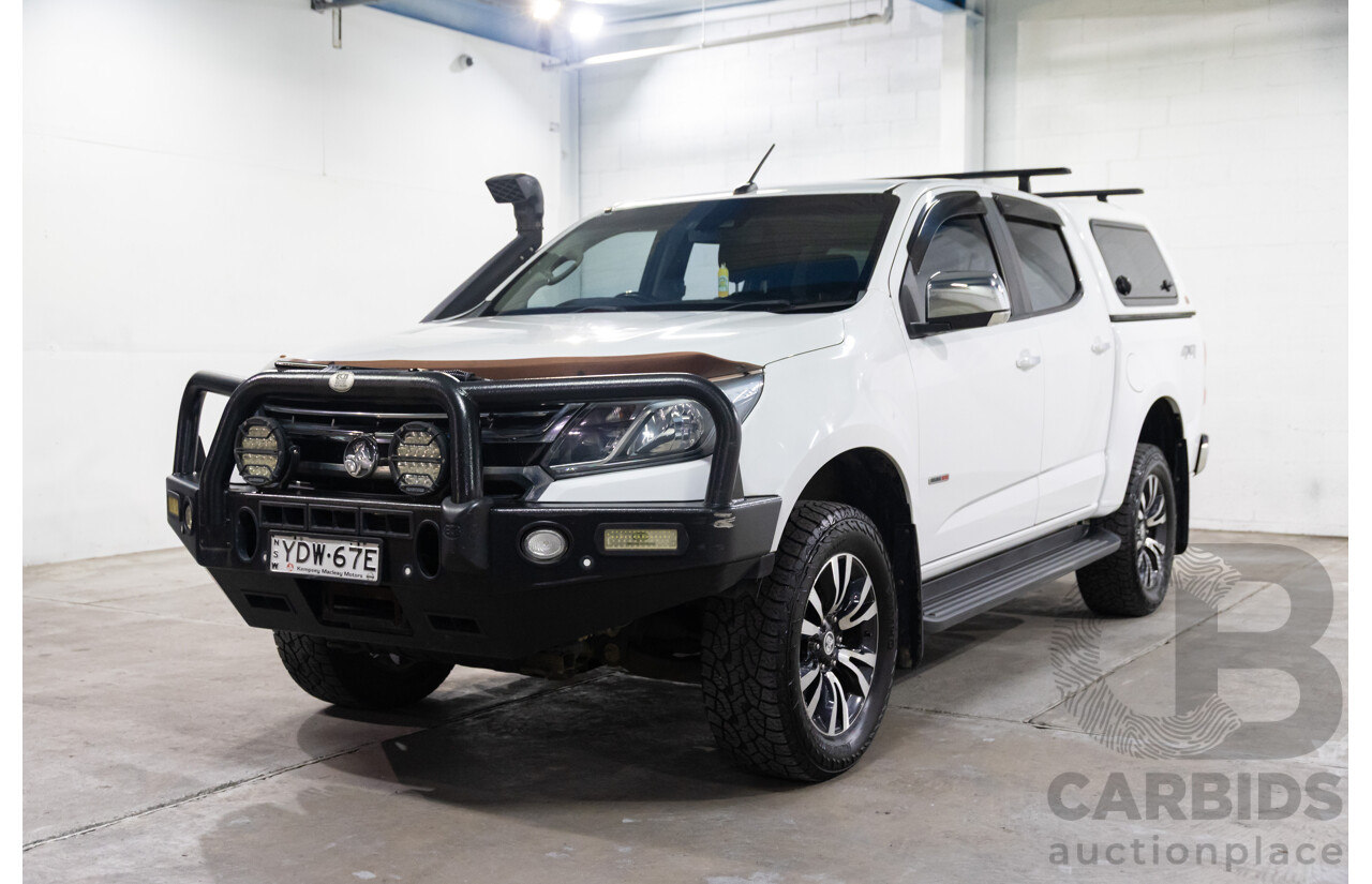 04/2017 Holden Colorado LTZ (4x4) RG MY17 Crew Cab P/Up Summit White Turbo Diesel 2.8L