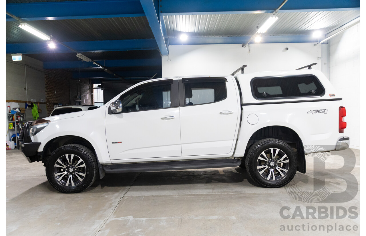 04/2017 Holden Colorado LTZ (4x4) RG MY17 Crew Cab P/Up Summit White Turbo Diesel 2.8L