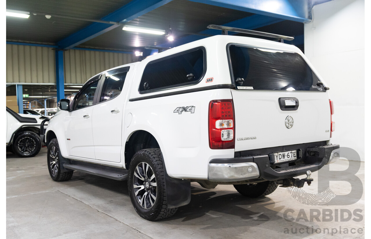 04/2017 Holden Colorado LTZ (4x4) RG MY17 Crew Cab P/Up Summit White Turbo Diesel 2.8L