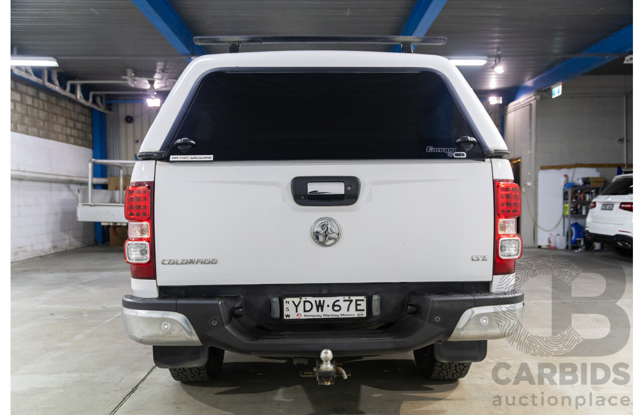 04/2017 Holden Colorado LTZ (4x4) RG MY17 Crew Cab P/Up Summit White Turbo Diesel 2.8L
