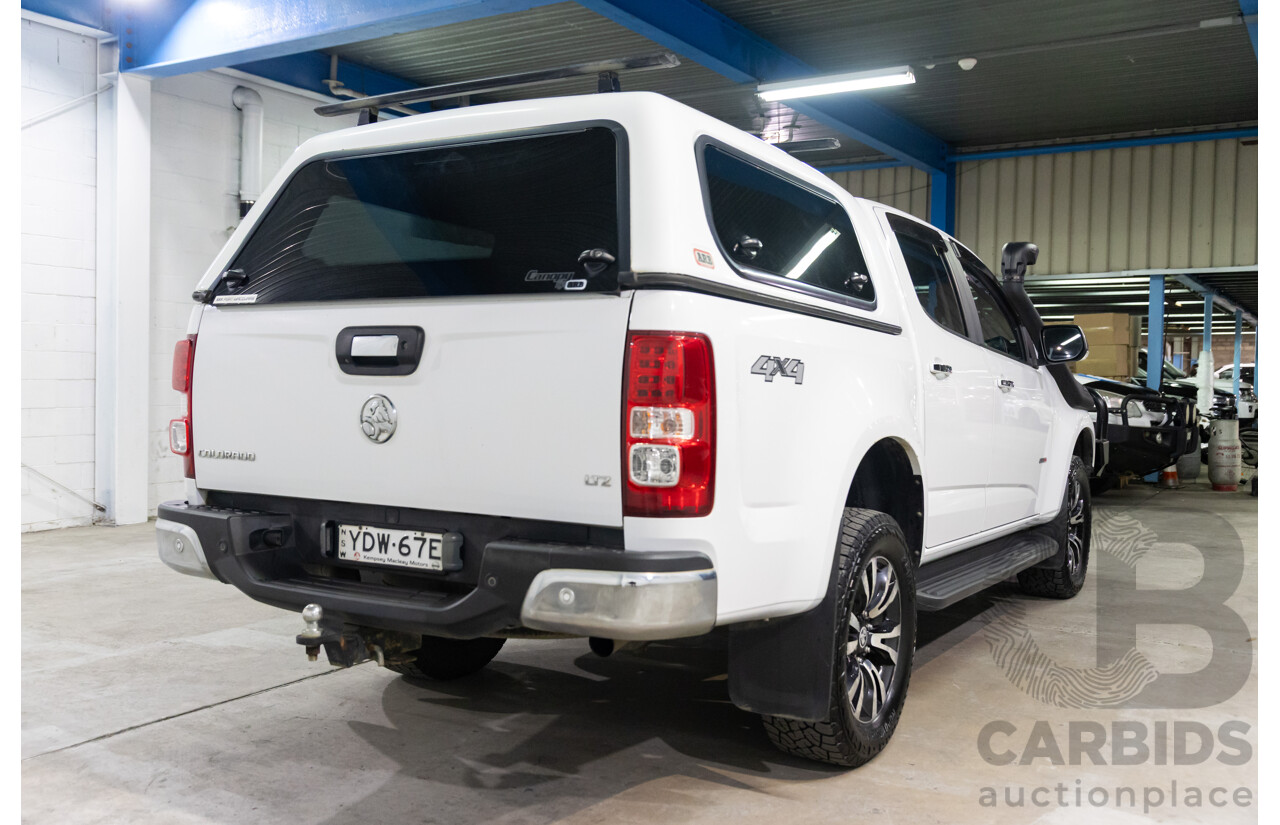 04/2017 Holden Colorado LTZ (4x4) RG MY17 Crew Cab P/Up Summit White Turbo Diesel 2.8L