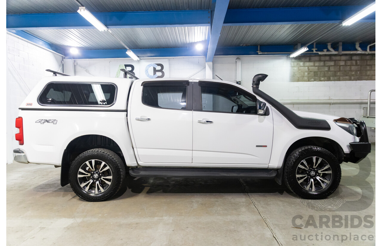 04/2017 Holden Colorado LTZ (4x4) RG MY17 Crew Cab P/Up Summit White Turbo Diesel 2.8L