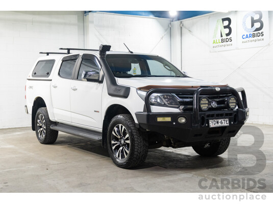 04/2017 Holden Colorado LTZ (4x4) RG MY17 Crew Cab P/Up Summit White Turbo Diesel 2.8L