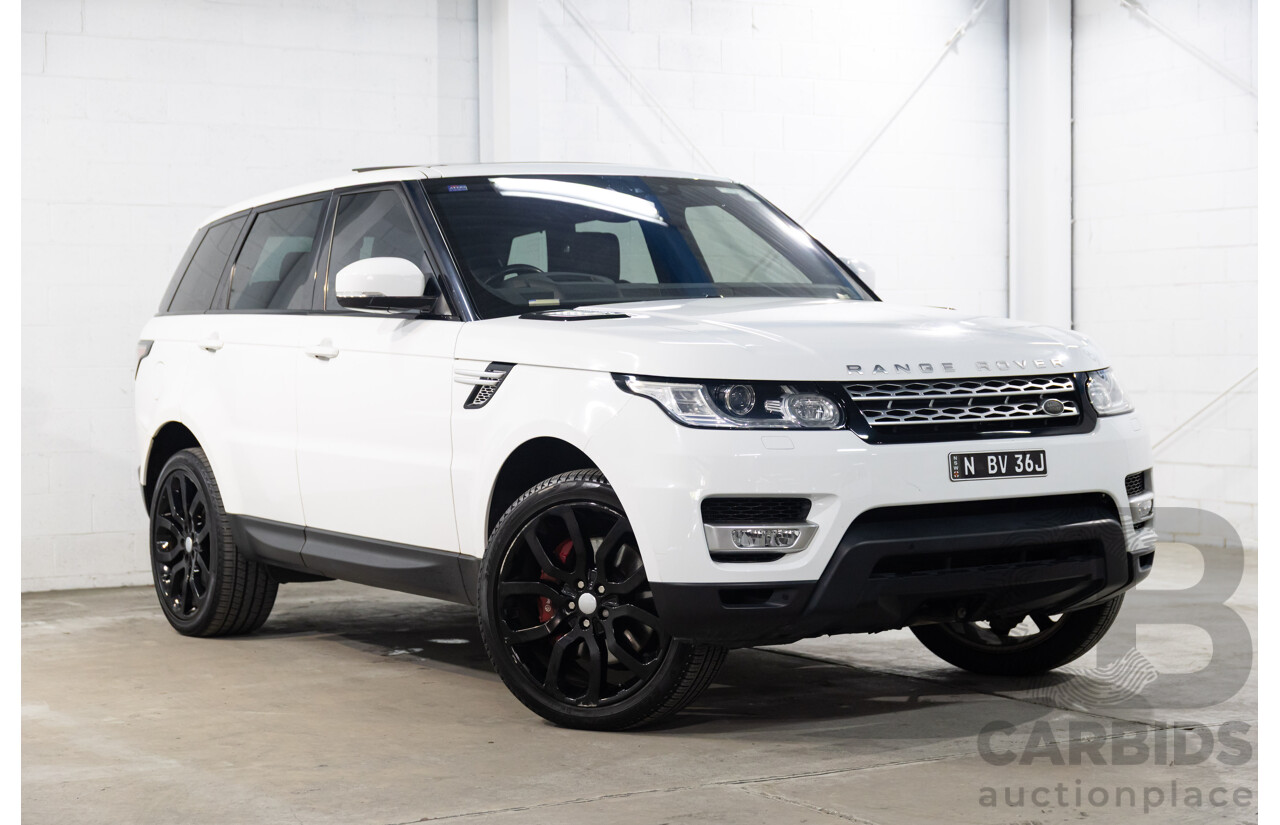 01/2017 Range Rover Range Rover SPORT 3.0 SDV6 HSE AWD LW MY17 4D Wagon Fuji White Diesel Turbo 3.0L