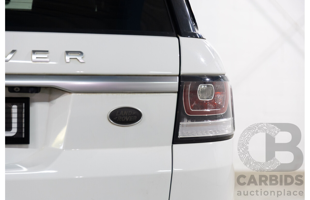 01/2017 Range Rover Range Rover SPORT 3.0 SDV6 HSE AWD LW MY17 4D Wagon Fuji White Diesel Turbo 3.0L