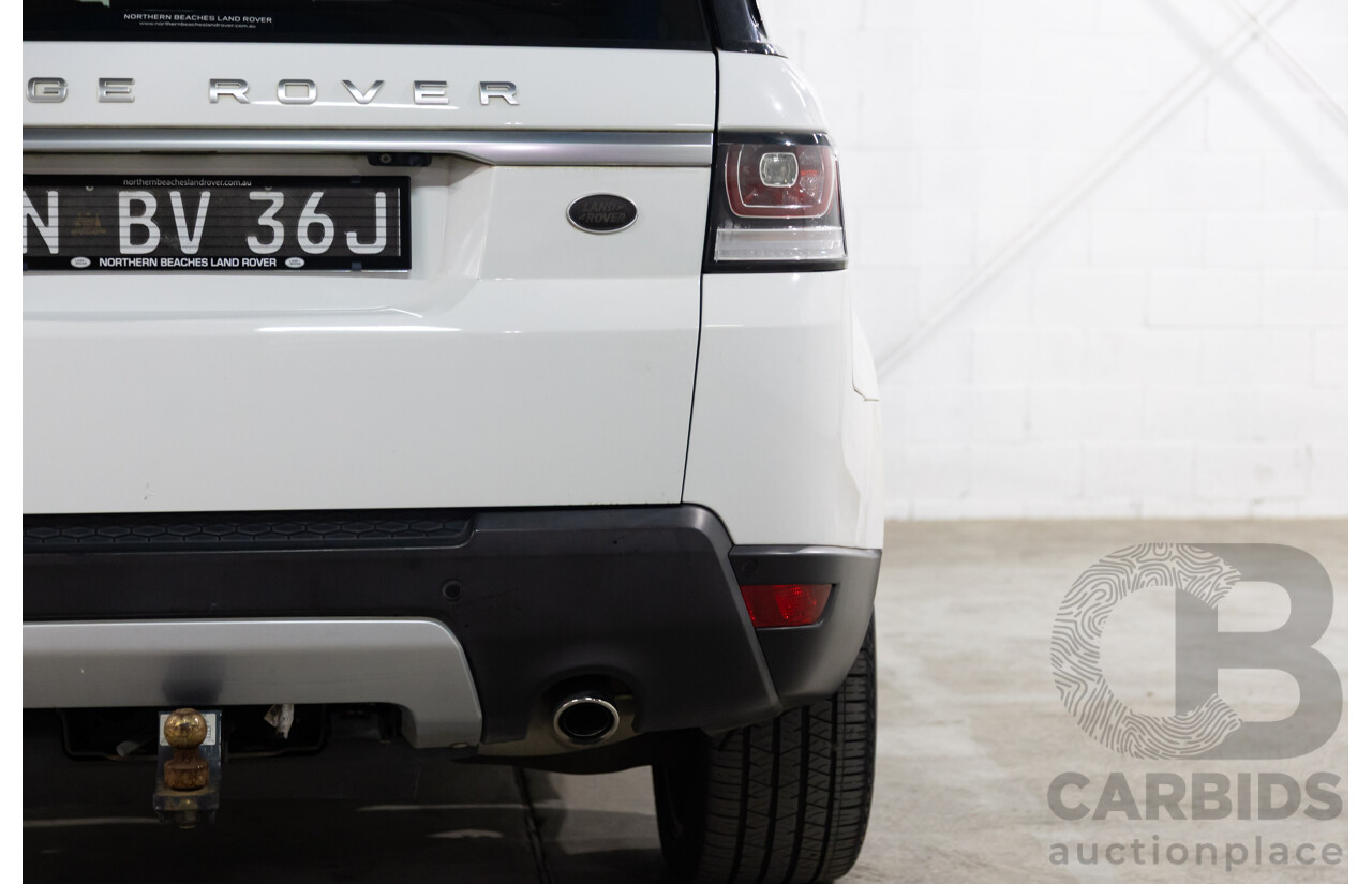 01/2017 Range Rover Range Rover SPORT 3.0 SDV6 HSE AWD LW MY17 4D Wagon Fuji White Diesel Turbo 3.0L