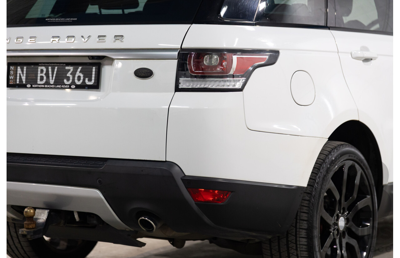 01/2017 Range Rover Range Rover SPORT 3.0 SDV6 HSE AWD LW MY17 4D Wagon Fuji White Diesel Turbo 3.0L