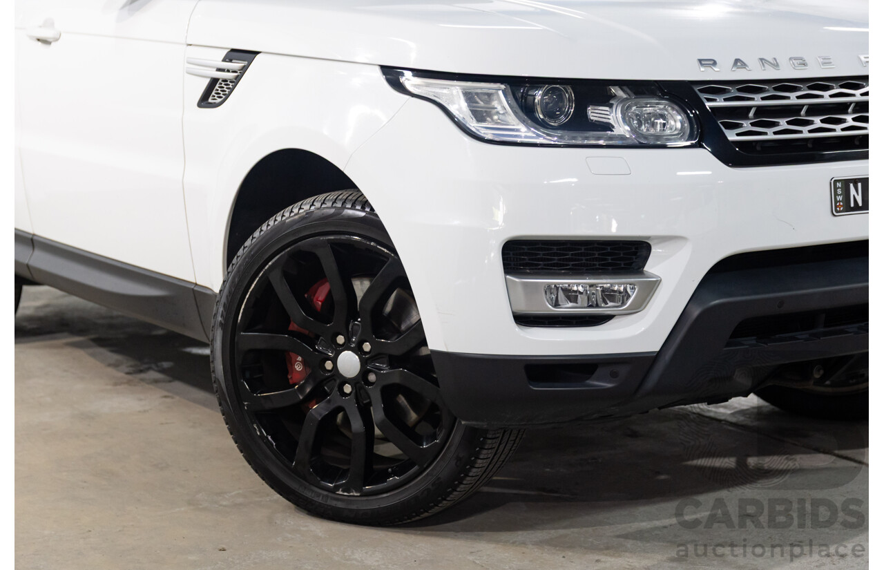 01/2017 Range Rover Range Rover SPORT 3.0 SDV6 HSE AWD LW MY17 4D Wagon Fuji White Diesel Turbo 3.0L