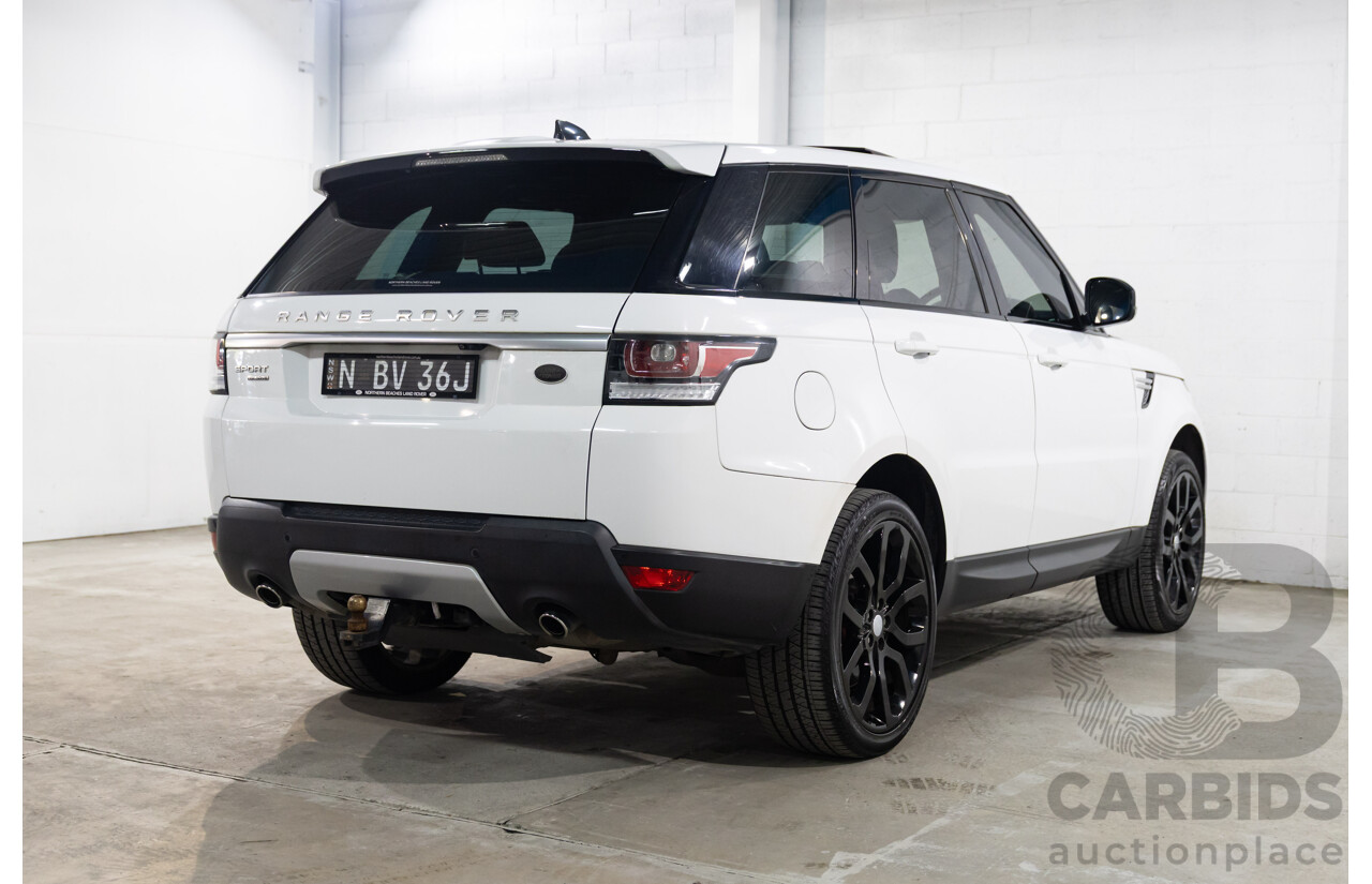 01/2017 Range Rover Range Rover SPORT 3.0 SDV6 HSE AWD LW MY17 4D Wagon Fuji White Diesel Turbo 3.0L