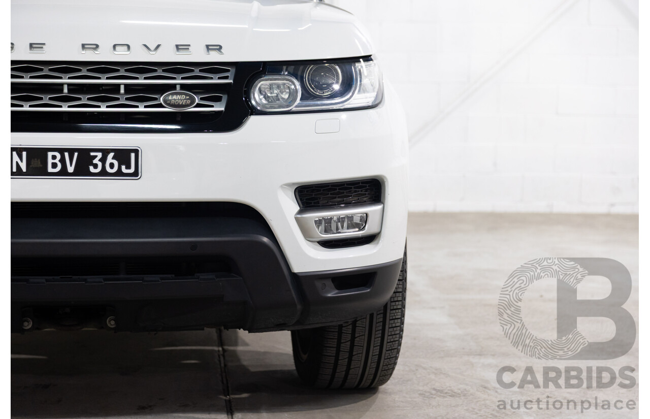 01/2017 Range Rover Range Rover SPORT 3.0 SDV6 HSE AWD LW MY17 4D Wagon Fuji White Diesel Turbo 3.0L