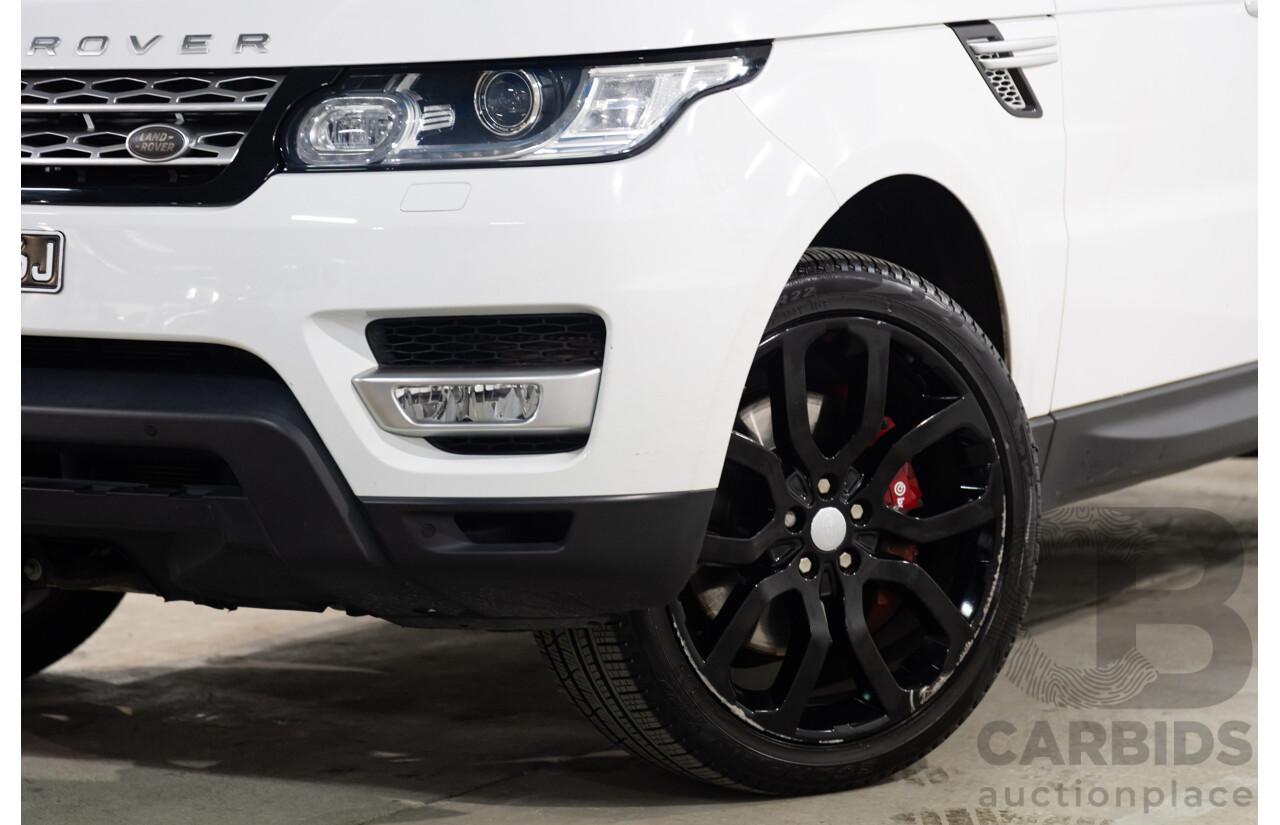 01/2017 Range Rover Range Rover SPORT 3.0 SDV6 HSE AWD LW MY17 4D Wagon Fuji White Diesel Turbo 3.0L