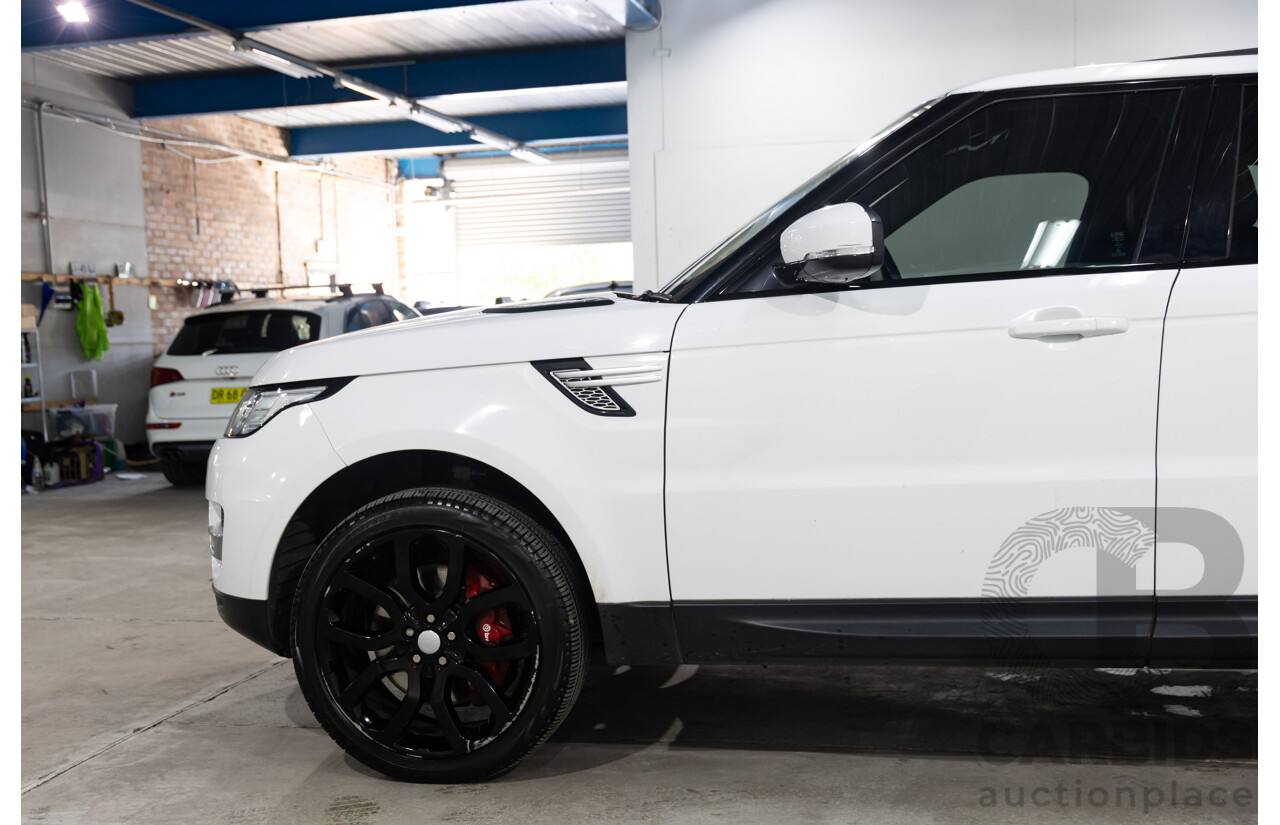 01/2017 Range Rover Range Rover SPORT 3.0 SDV6 HSE AWD LW MY17 4D Wagon Fuji White Diesel Turbo 3.0L