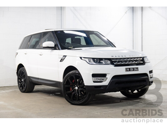01/2017 Range Rover Range Rover SPORT 3.0 SDV6 HSE AWD LW MY17 4D Wagon Fuji White Diesel Turbo 3.0L
