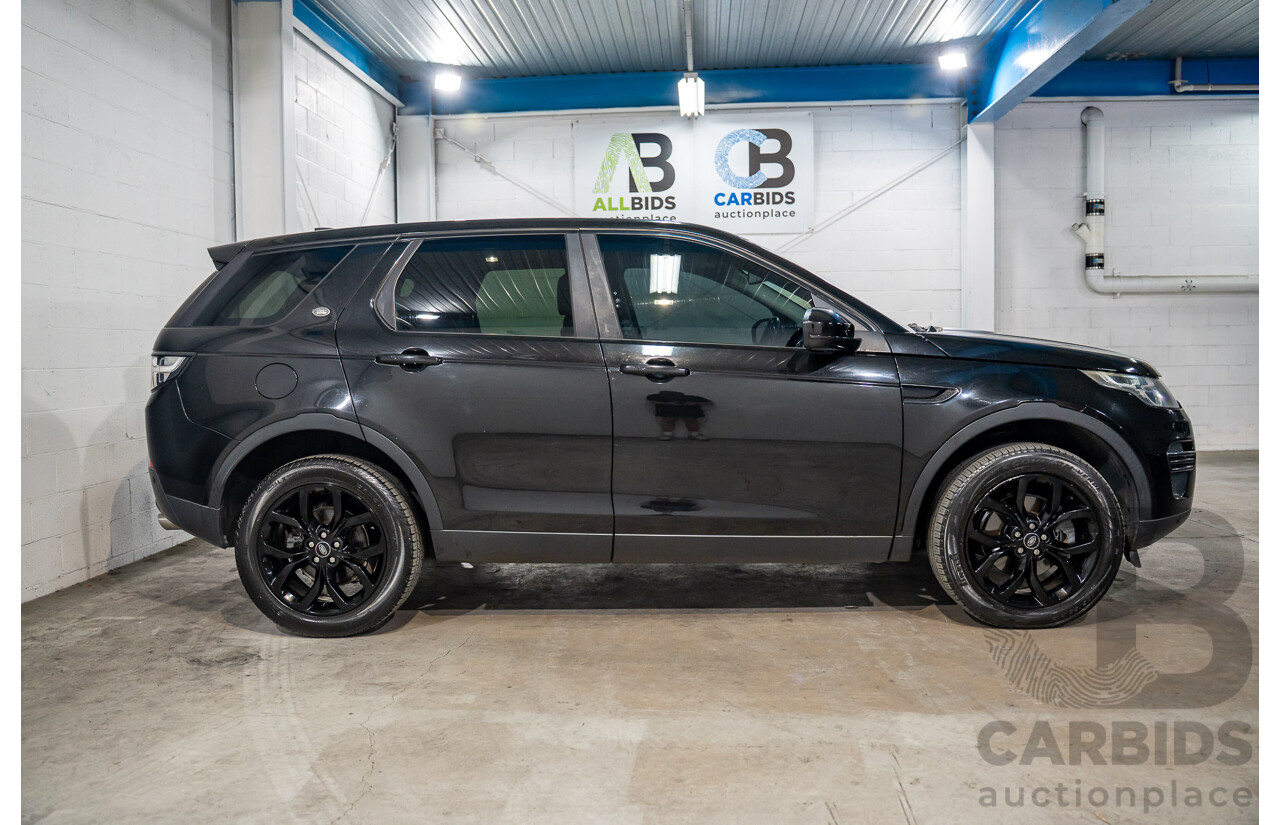 02/2017 Land Rover Discovery Sport TD4 150 SE 5 Seat (AWD) LC MY17 4D Wagon Santorini Black 2.0L