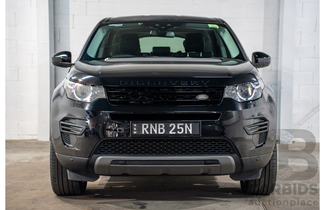 02/2017 Land Rover Discovery Sport TD4 150 SE 5 Seat (AWD) LC MY17 4D Wagon Santorini Black 2.0L