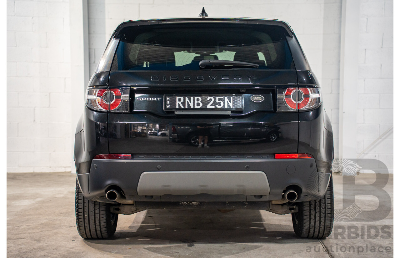 02/2017 Land Rover Discovery Sport TD4 150 SE 5 Seat (AWD) LC MY17 4D Wagon Santorini Black 2.0L