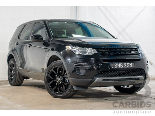 02/2017 Land Rover Discovery Sport TD4 150 SE 5 Seat (AWD) LC MY17 4D Wagon Santorini Black 2.0L