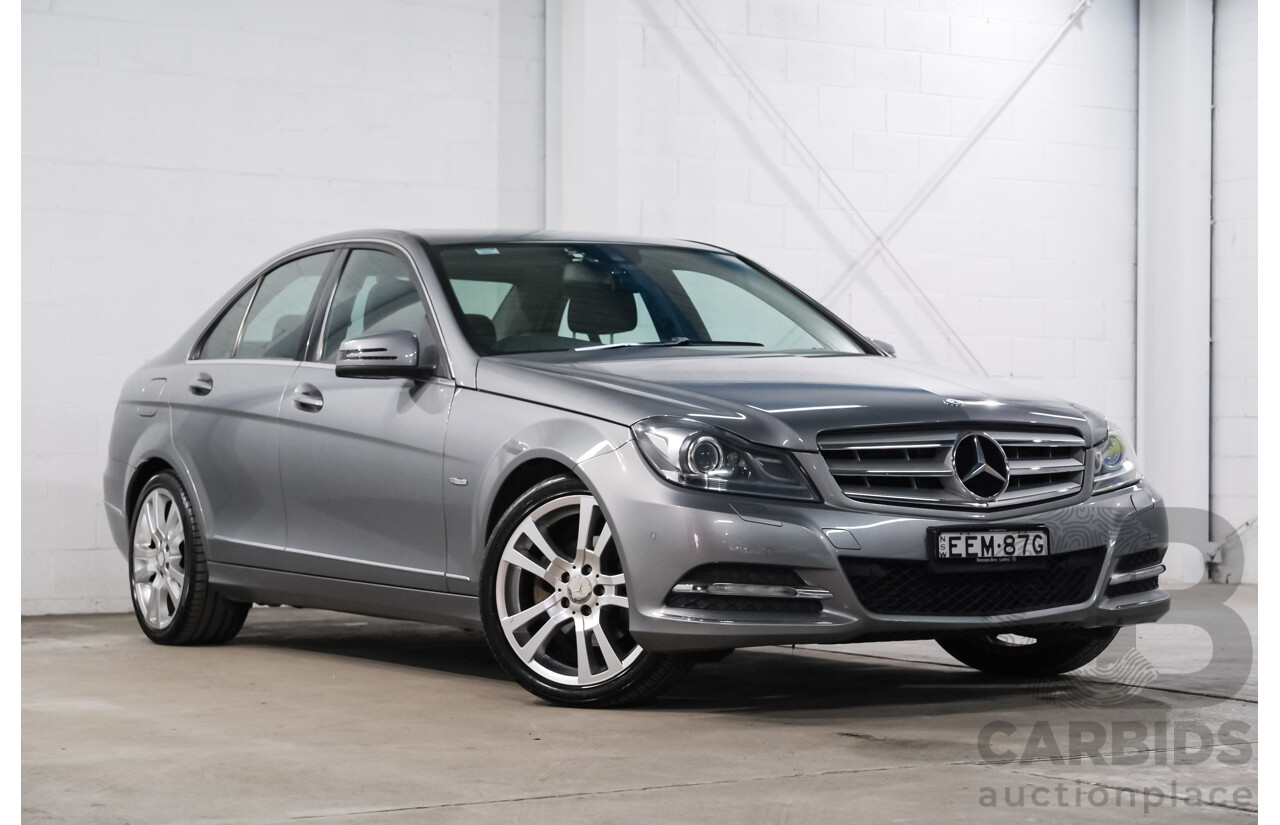 5/2011 Mercedes-Benz C250 Elegance BE W204 MY11 4d Sedan Palladium Silver Metallic Turbo 1.8L