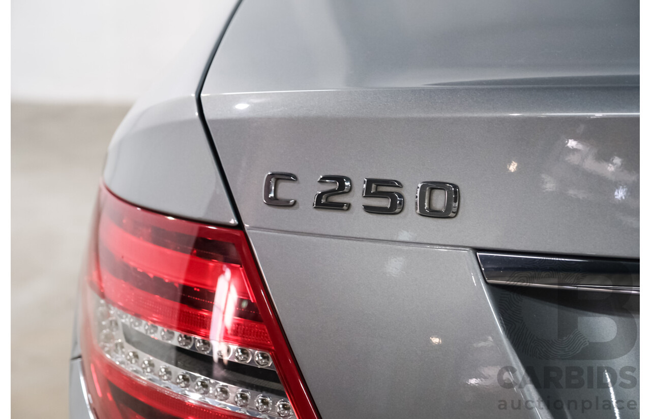 5/2011 Mercedes-Benz C250 Elegance BE W204 MY11 4d Sedan Palladium Silver Metallic Turbo 1.8L