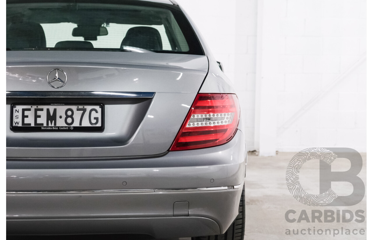 5/2011 Mercedes-Benz C250 Elegance BE W204 MY11 4d Sedan Palladium Silver Metallic Turbo 1.8L